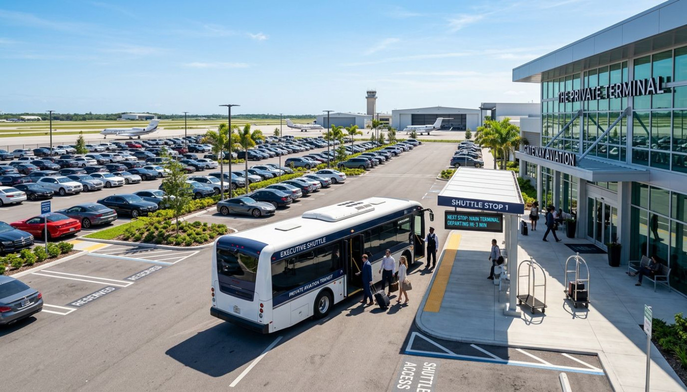 Avantages des parkings privés avec navette vers les aéroports